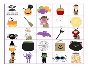 Batty Halloween Bingo-26 Unique Cards With Call-Outs by Busy Bees ...