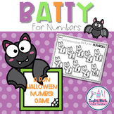 Batty for Numbers - Number Activity - Halloween Math - Oct
