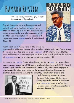 Preview of Bayard Rustin: Back History, LGBT History-Part of Multicultural Curriculum