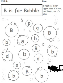 Preview of Bb is for Bubble