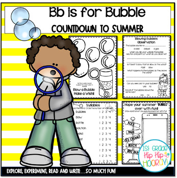 Preview of Countdown to Summer with Bb is for Bubbles