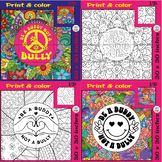 Be A Buddy Not A Bully Collaborative Coloring Poster, Ment