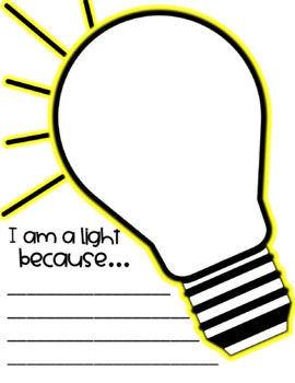 Be A Light Challenge by Miss West Best | TPT