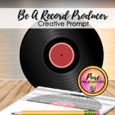 Be A Record Producer Activity: Album Cover Design Creative Prompt