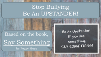 Preview of Book-based UPSTANDER BULLYING PREVENTION, EMPATHY Ready to Use SEL lesson 6 vids