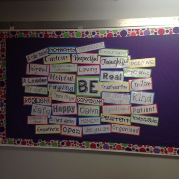 Be Board - Inspiration Display Board - Bulletin Board by Miss Hayley's