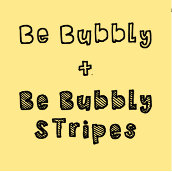 Preview of Be Bubbly Fonts
