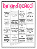 Be Kind Bingo Boards - Random Acts of Kindness (RAK) Week