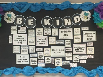 Be Kind Bulletin Board by Kristin Mosura | Teachers Pay Teachers