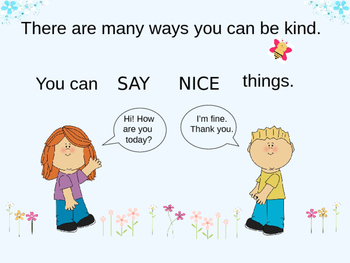 Be Kind Powerpoint Slide Show Help Stop Bullying With Kindness