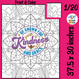 Be Known for Your Kindness and Grace  Collaborative Poster