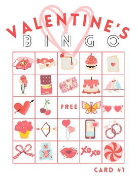 Be Mine Bingo - Valentine's Bingo By Middles Are My Jam 