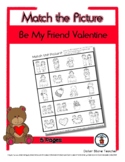 Be My Friend Valentine - Print, Answer & Color Worksheets 