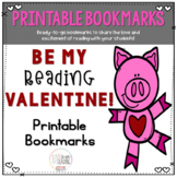 Be My Reading Valentine Printable Bookmarks
