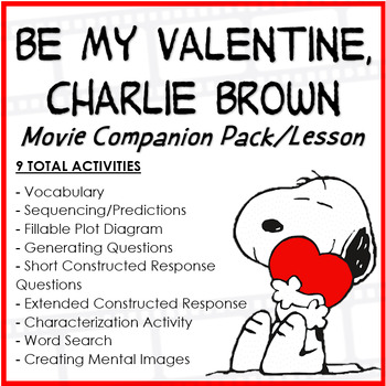 Preview of Be My Valentine, Charlie Brown Movie Companion Pack/ Lesson Plan