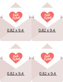 Preview of Be My Valentine Exit Ticket