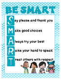 Be Smart - Classroom Rules Poster