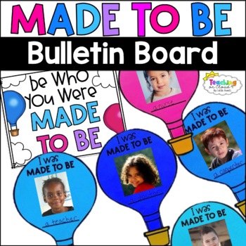 Preview of The World Needs Who You Were Made to Be | When I Grow Up Hot Air Balloon Craft