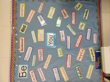 Be You Bulletin Board by Exceptional Fun | TPT