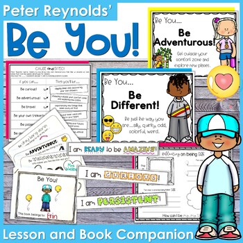 Preview of Be You! by Peter Reynolds Lesson Plan and Book Companion