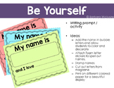 Be Yourself - Editable Writing Prompt