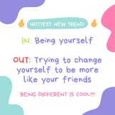 Be Yourself Trend Poster