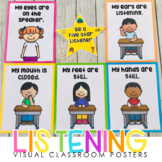 Be a Five Star Listener l Visual Classroom Listening Posters