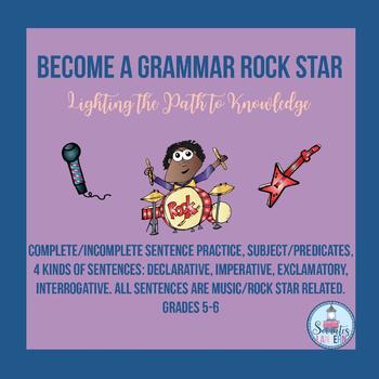 Preview of Become a Grammar Rock Star  (Grades 5-6)