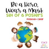 Be a Hero, Wear a Mask Poster Set