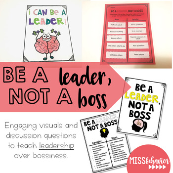 Preview of Be a Leader, Not a Boss Lesson Kit