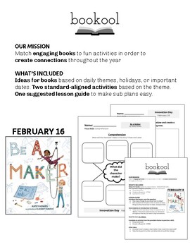 Preview of Be a Maker Lesson | Comprehension | STEM Activity | Innovation Day