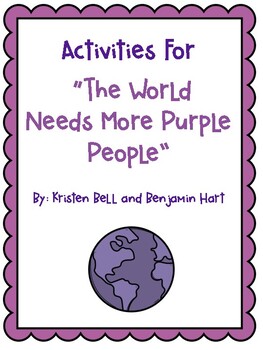 Preview of Be a Purple Person FREEBIE!