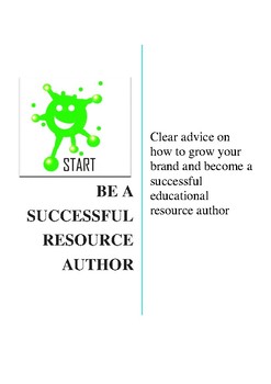Preview of Be a successful teaching resource author. Increase sales!
