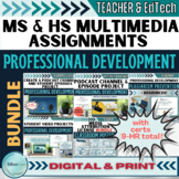 6 MS HS Multimedia Projects PBL Teacher Professional Devel