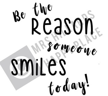 Be The Reason Someone Smiles Today Bulletin Board Worksheets Teaching Resources Tpt