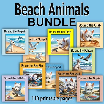 Preview of Beach Animals BUNDLE