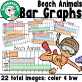 Beach Animals: Summer Bar Graphs