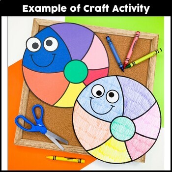 Beach Ball Craft | Summer Craft | Summer Activities | Beach Day Activities