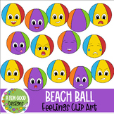 Beach Ball Feelings {Emotions/Feelings Clip Art}