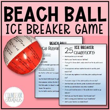 Preview of Beach Ball Ice Breaker Game