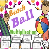 Beach Ball Multiplication to 100 Summer Fun
