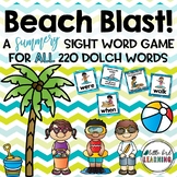 Beach Blast Sight Word Game - ALL 220 Dolch Words!