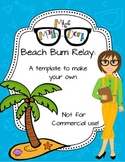 Beach Bum Relay template - Personal Use Only!