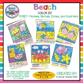 Beach- COLOR BY CODE- Color By Money