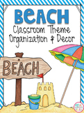 Beach Classroom Theme EDITABLE Decor