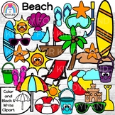 Beach Clipart {Accents for Ocean, Summer} Castle, Shell, S