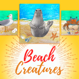 Beach Creatures - Watercolor Paintings