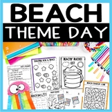 Beach Day Activities with Craft and Writing - Beach Theme 
