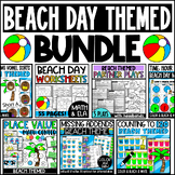 Beach Day BUNDLE Worksheets Activities and Centers