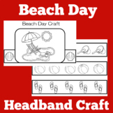 Beach Theme Day Craft | Worksheet Activity Preschool Kinde